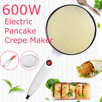 

220V 600W Electric Crepe Maker Machine Pancake Pan Non-Stick Griddle Baking Pan Cake Machine Kitchen Cooking Pan Pie Frying
