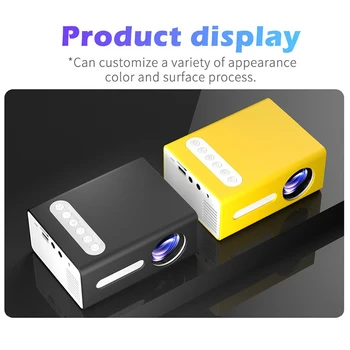

2020 new T300 LED video Mini Projector projectors 1080P HDMI USB Portable full hd projector for phone halloween projector home