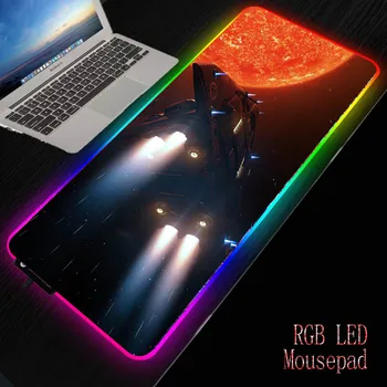 

Mairuige Star Wars RGB Gaming Mouse Pad Gamer Large Mouse Mat Big Computer Mousepad Led Backlight Mause Pad Keyboard Desk Mat