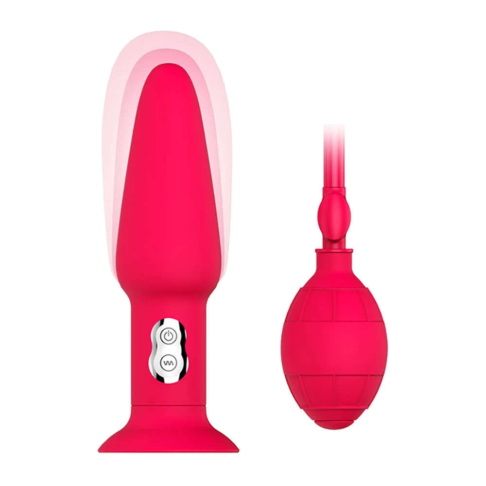 Vibrateur anal gonflable et plug anal à succion pour plaisir_voghion.com