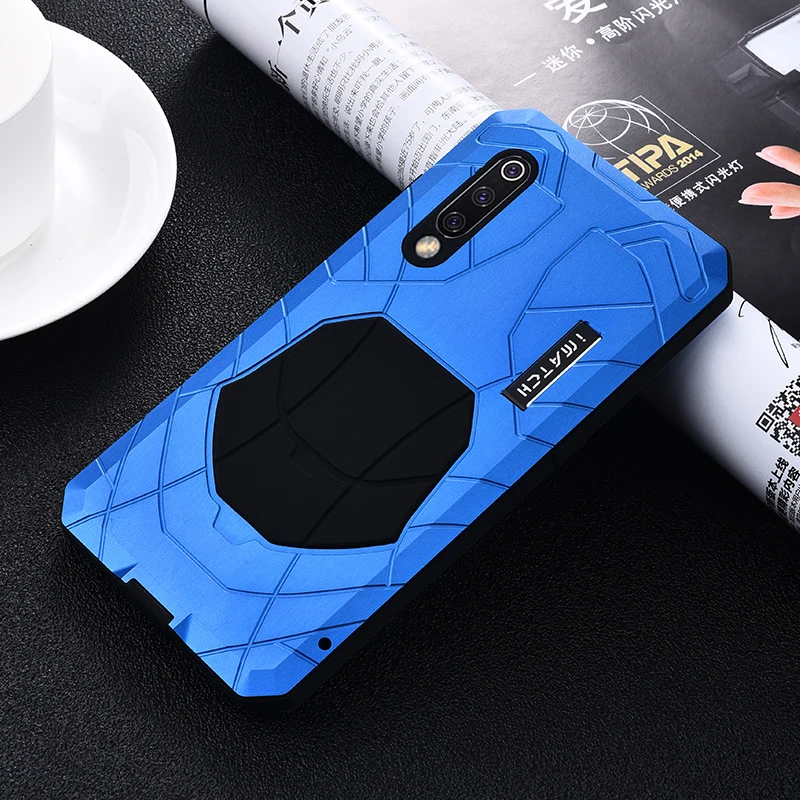 Повседневный водонепроницаемый чехол для Xiaomi mi 9 mi 9 ударопрочный сверхмощный резервуар силиконовый и Алюминиевый металлический чехол Чехол для Xiaomi mi 9 чехлов