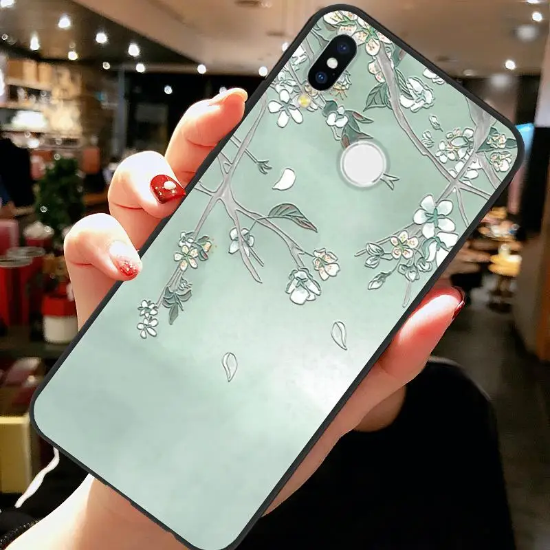 3D цветок чехол с тиснением для huawei P20 P30 Pro P8 P9 P10 Lite P Smart Y5 Y6 Y7 Prime Y9 Y6 Y7 Pro силиконовый чехол - Цвет: lddbh