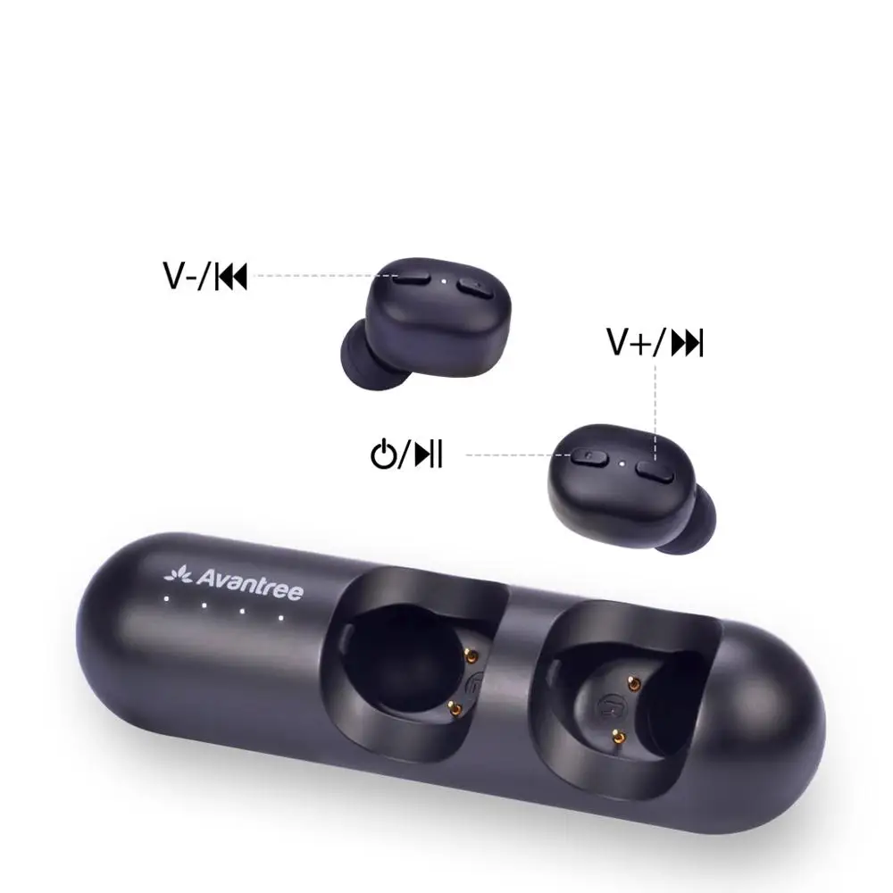 

Avantree Super BASS Bluetooth Earbuds, Ultra-light in ear Headphones with Mic, Universal for Smartphones Tablets - Sacool