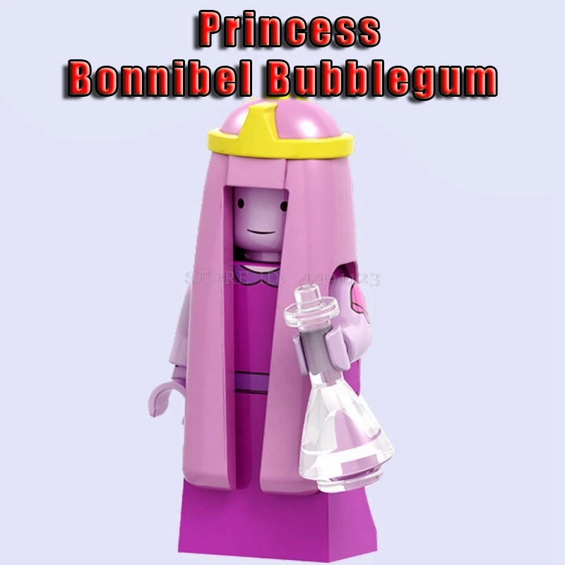 Princess Bubblegum Блоки время приключений с Финном и Джейком Марселин картонный фильм стежка мини кирпичи Aang Masked Rider V3 король друзья блоки игрушки - Цвет: Princess Bubblegum
