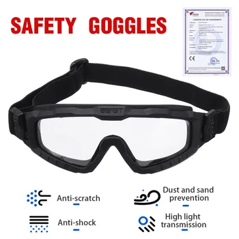 

Medical Work Safety Glasses PC Anti Dust Eye Anti-Fog Antisand windproof Anti Dust Saliva Transparent Goggles Eye Protection