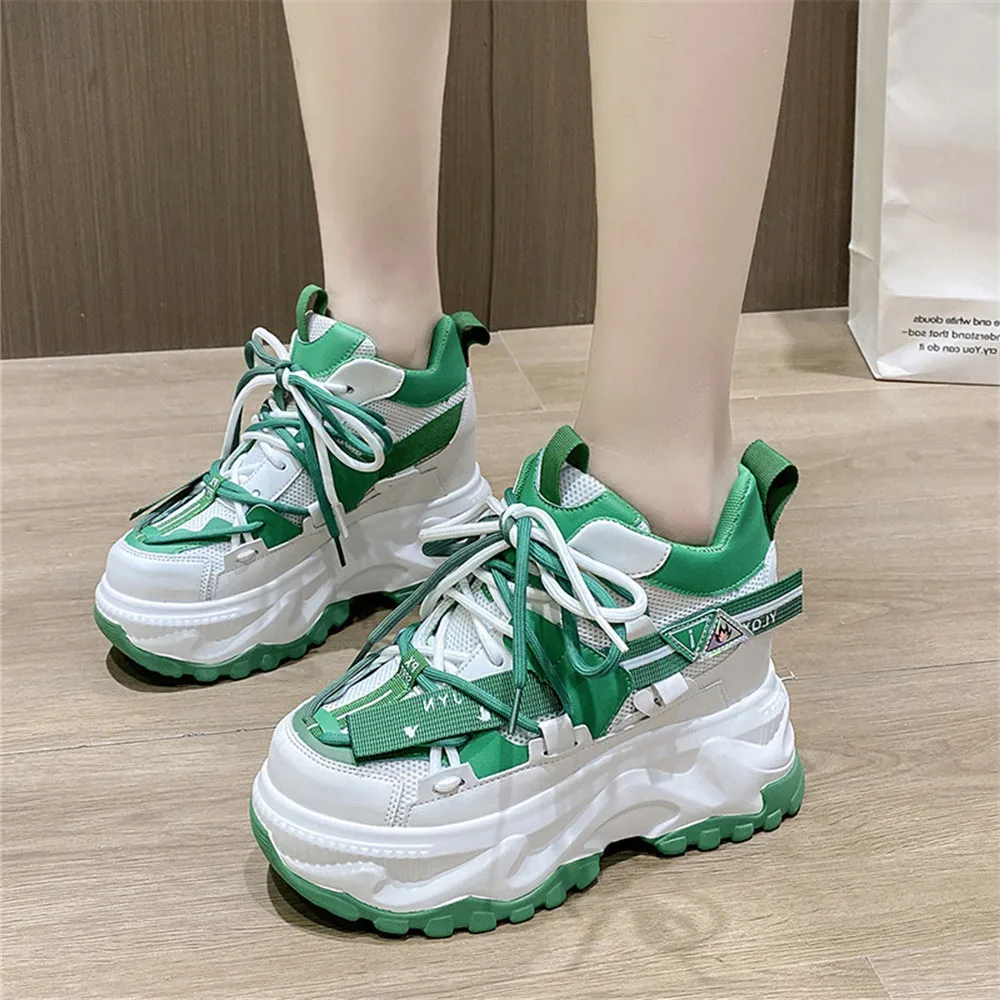 2022 New Women Platform Sneakers Spring 