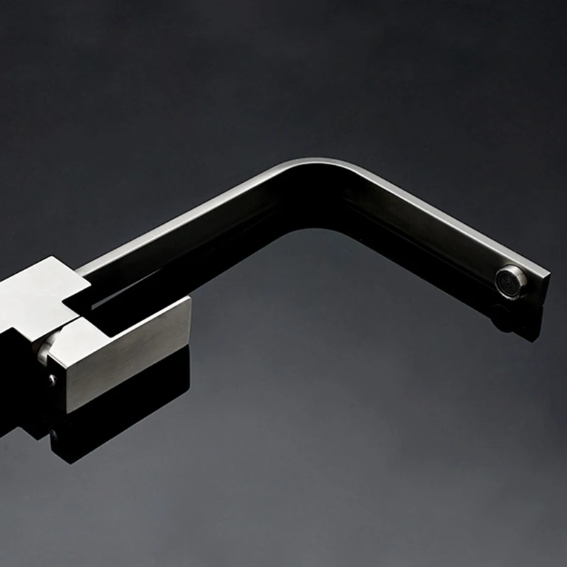  Vidric SUS304 Stainless Steel Kitchen Faucets + Hose Kitchen Sink Faucet 360 Rotate Swivel Faucet M - 4000286749821