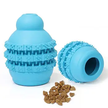 

2019 New arrived Dog Molar Ball Dogs Effective Tooth Brush Leakage Food Teeth Cleaning Ball Pet Dog Toy Gourd leaking food ball