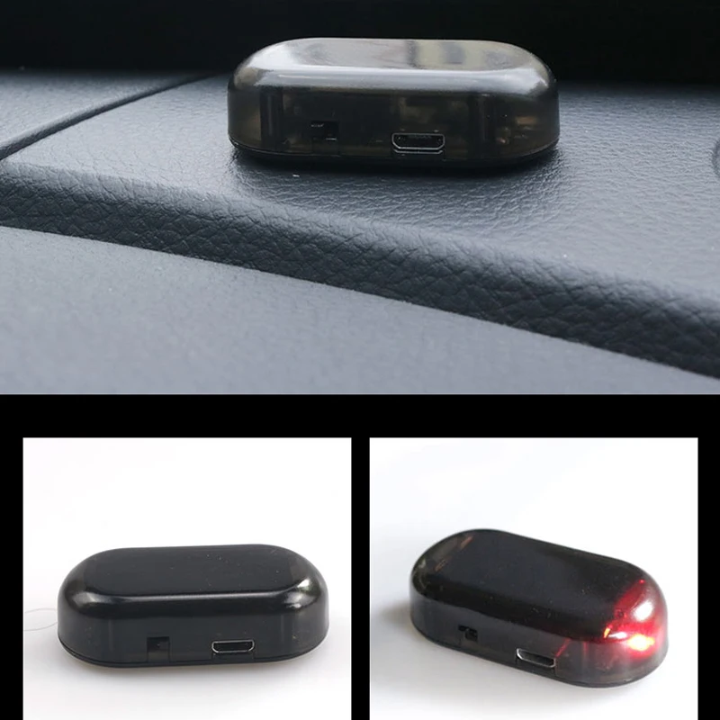 

1 universal mobile phone solar car anti-theft warning light for Hyundai ix35 iX45 iX25 i20 i30 Sonata,Verna,Solaris,Elantra,