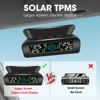 Universal TPMS Wireless Tire Pressure Monitoring System Solar Power Clock LCD Display 4 External Sensor Tire Pressure Sensors ► Photo 3/6