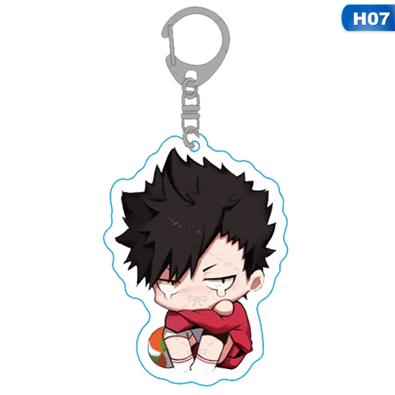 Haikyuu!! TO THE TOP Anime badge Kita Shinsuke Atsumu Miya Rintarou Suna  Aran Ojiro Haikyu Glass Cabochon Keychain