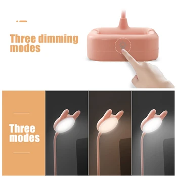 

3-speed LED Touching Button Small Table Lamp Student Eye Protection Reading Desk Lamp L9 #2