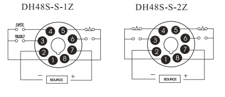 Dh48s 2z схема подключения