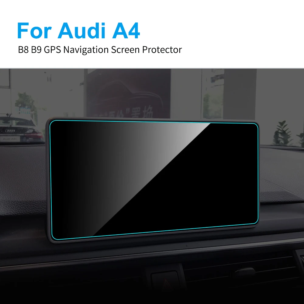 

Car GPS Navigation Screen Protector for Audi A4 B8 B9 HD Clear Tempered Glass Touch Screen Protective Film Auto Car Accessories