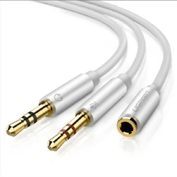 

Ugreen Splitter Headphone for Computer 3.5mm Female to 2 Male 3.5mm Mic Audio Y Splitter Cable Headset to PC Adapter