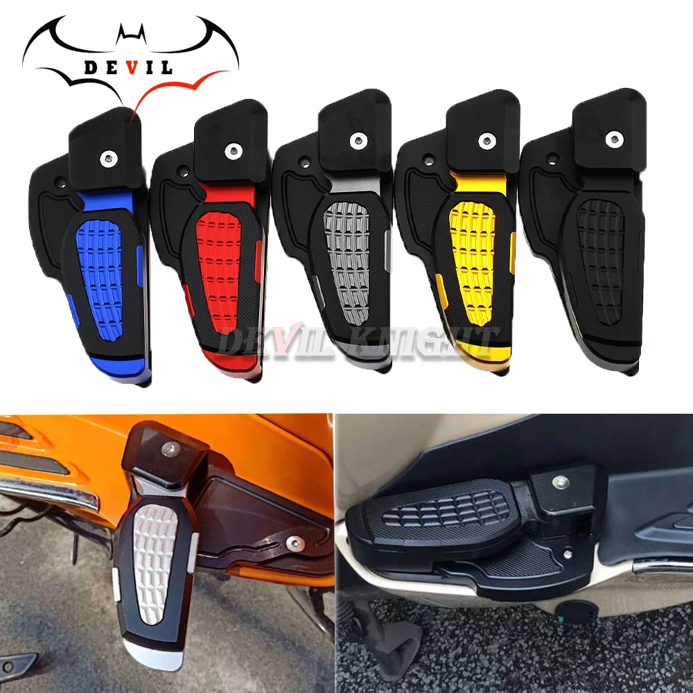 Для VESPA Primavera SPRINT 150 2018 мотоциклетные задние пассажирские складные ножки для 2017