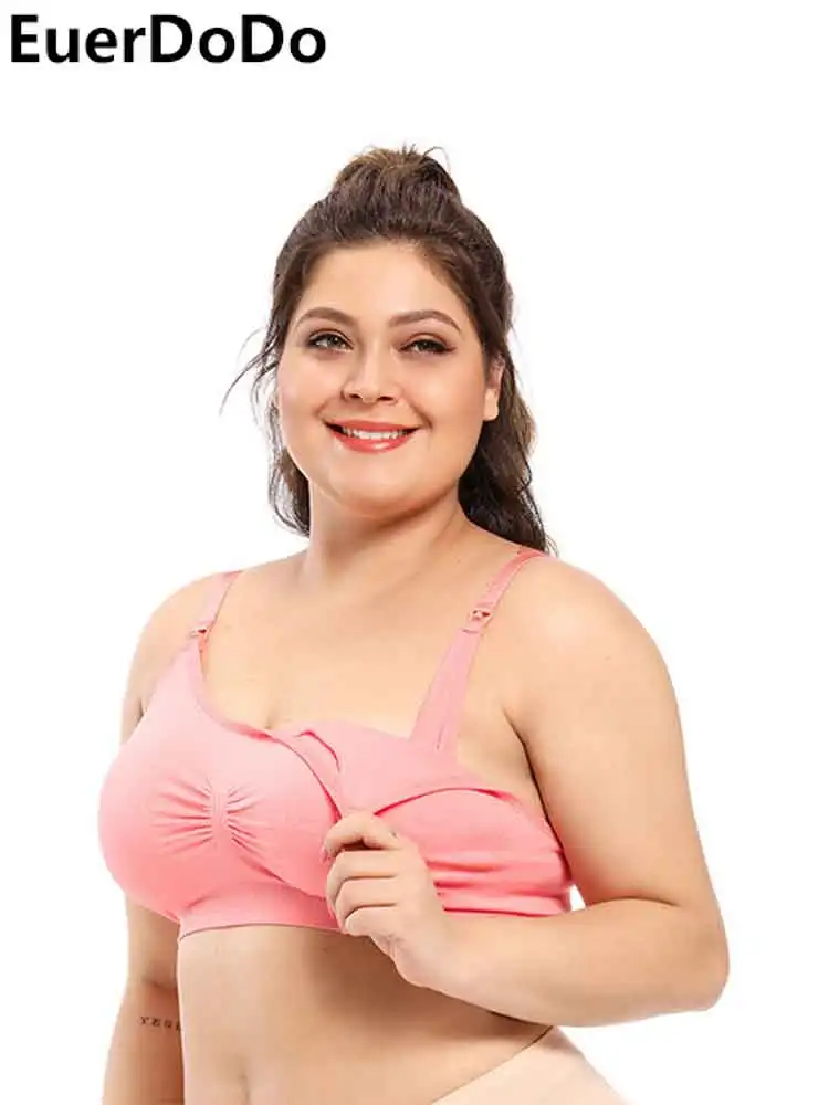 Plus Size Underwear Breastfeeding Nursing Bra For Women Slim Elastic Cozy Pregnancy