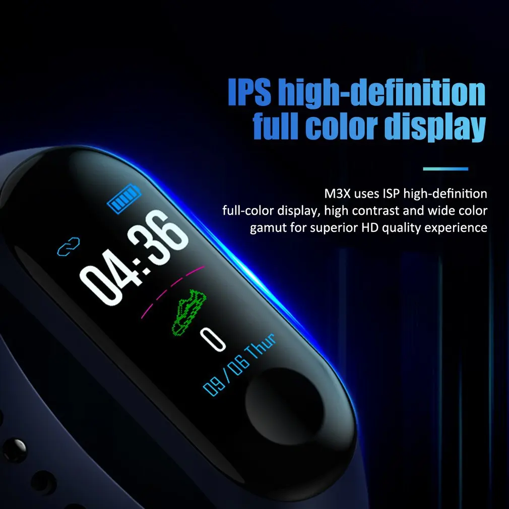 Цветной ips-экран, умный спортивный фитнес-браслет, измеритель артериального давления, трекер активности, умный браслет для мужчин и женщин, часы