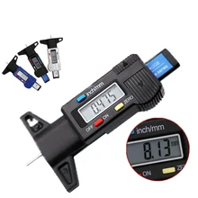 Digital Car Tyre Tire Tread Depth Gauge Meter Measurer Tool Caliper Thickness Gauges Tread Brake Pad Shoe Tire Monitoring System