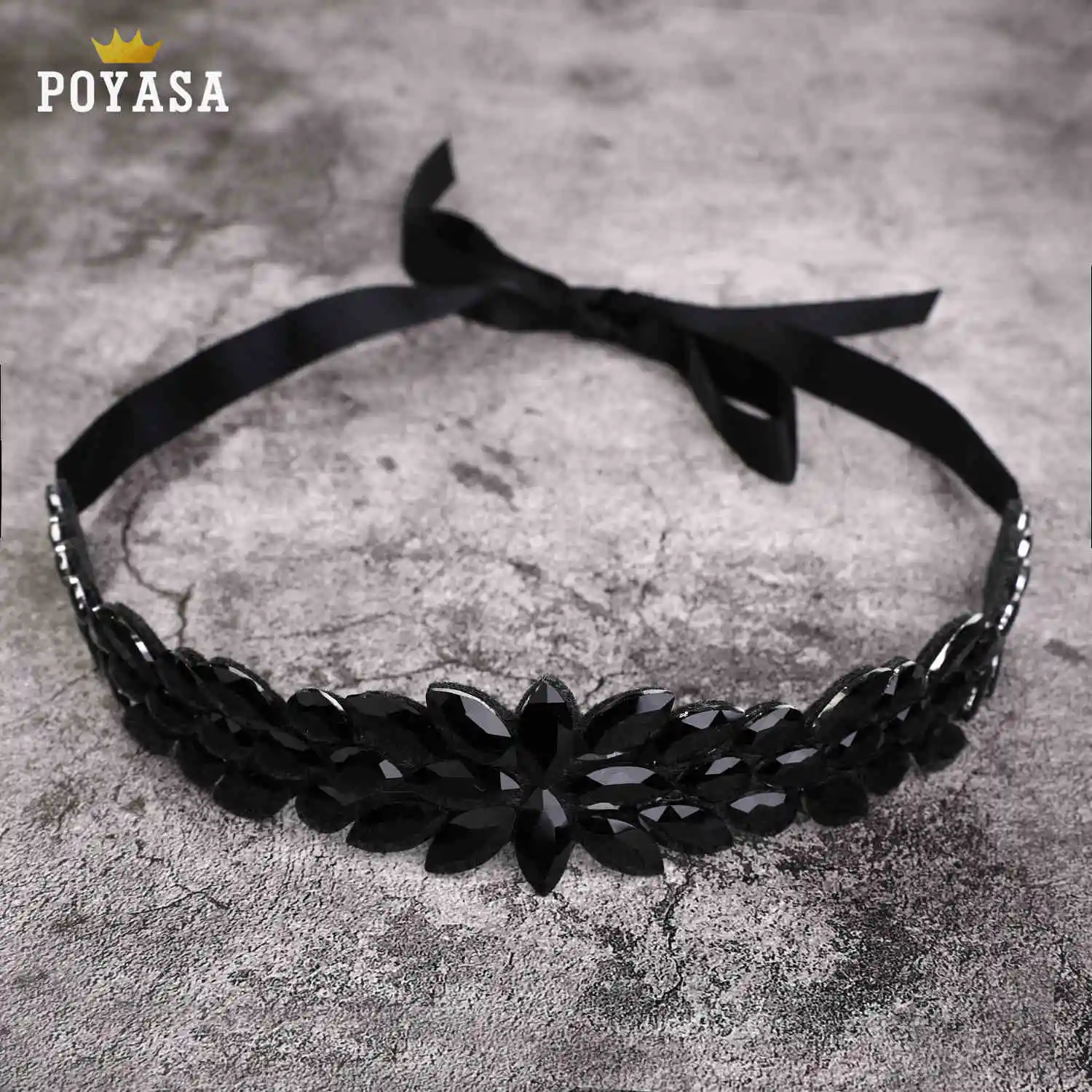 black glass Марокканский шик Caftan Свадьба милый и возраст снижение ремешок для женщин - Окраска металла: black glass