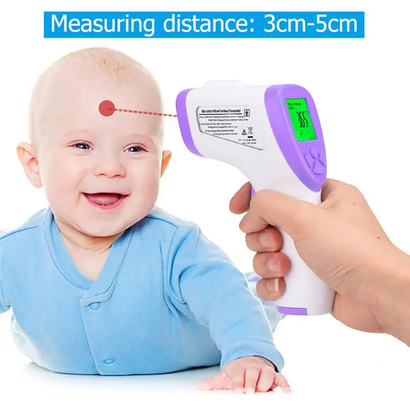 

Digital Thermometer Infrared Baby Adult Forehead Non-Contact LCD Body Measure Forehead Ear Body Fever Infravermelh Termometro