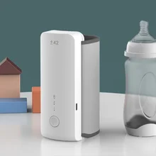 

USB Milk Water Warmer Travel Stroller Insulated Bag Baby Nursing Bottle Heater LCD Display Thermostat Heated Milk Bottle Warmer