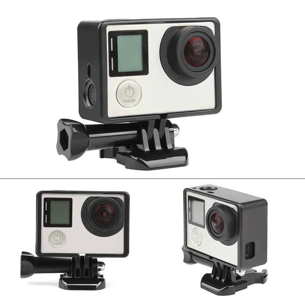 SHOOT Standard Protective Border Frame for Gopro Hero 4 3+ Black 3 Camera Case Protector Mount For Go Pro 3+ 4 Camera Accessory