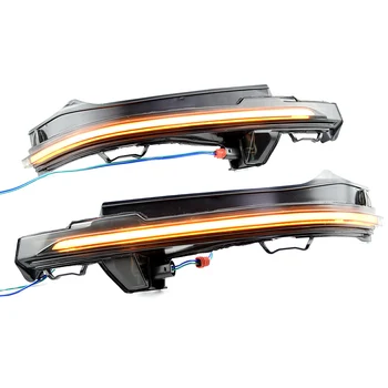 

LED Flowing Water Blinker Side Rear-view Mirror Dynamic Turn Signal Light For Audi Q5 FY 2018 2019 Q7 4M 2016 2017 2018