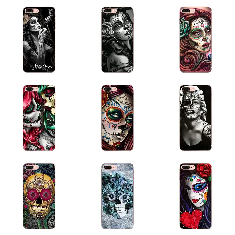 Чехол из ТПУ для HTC Desire 530 626 628 630 816 820 830 One A9 M7 M8 M9 M10 E9 U11 U12 Life Plus toatos Day Of The Dead |