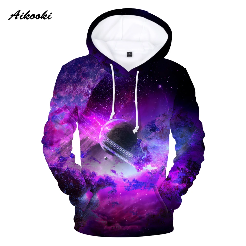Aikooki Yellow And Blue 3D Fire autumn Men Sweatshirt Women Hoodies outwear Winter Handsome Hooded