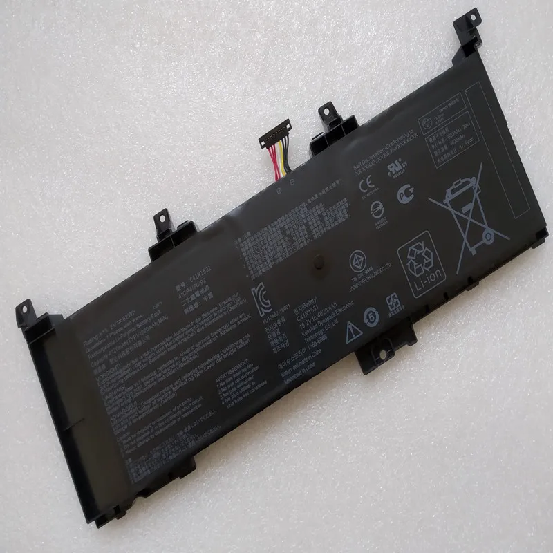 Новинка C41N1531 для ASUS ROG Strix GL502VT GL502VS GL502VY GL503GE GL502VS-1A GL502VY-DS71 настоящая аккумуляторная