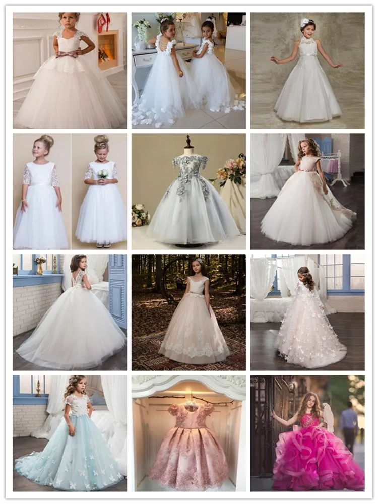 Платья с цветочным узором для девочек кружевное бра без рукавов Каскадное праздничное платье с поясом, украшенное бисером, Первое Святое Причастие