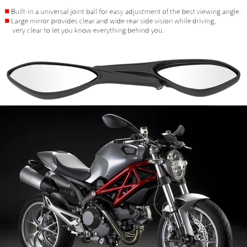 Мотоцикл Зеркало заднего вида для поездок на мотоцикле Ducati 696 795 796 1100 S/EVO 1100/S/EVO 2008 2009 2010 2011 2012 2013