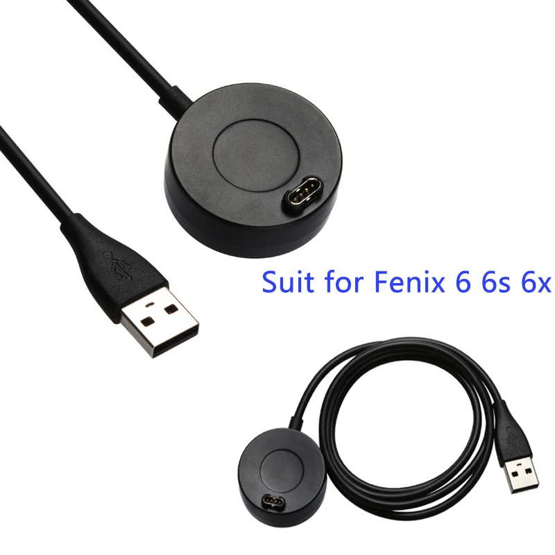 USB зарядное устройство док-станция для Garmin fenix 6 6s 6x Быстрый Магнитный зарядный кабель провод передачи данных адаптер питания Замена