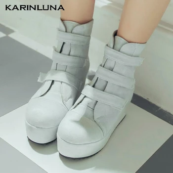 

Brand New For Dropship Flat Plaform Autumn Winter High Heels Fashion Leisure Denim Ankle Boots Women Shoes