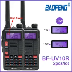 Baofeng – walkie talkie professionnels haute puissance 10W, 2 pièces, double bande, CB bidirectionnel, Radio amateur Hf, émetteur récepteur longue portée VHF UHF 