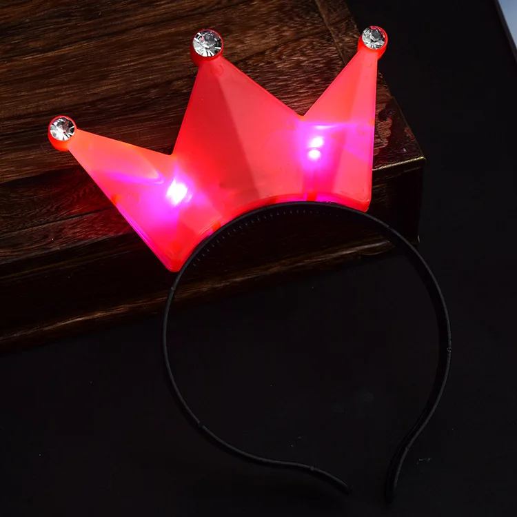 Светящаяся корона тиара звезды светящаяся лента для волос led светящийся обруч концертные светящиеся игрушки оптом