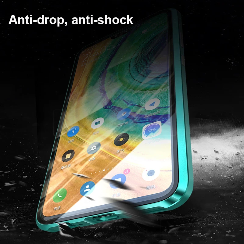 360 полная защита Магнитный чехол для huawei Mate 30 Pro 20 противоударный металлический