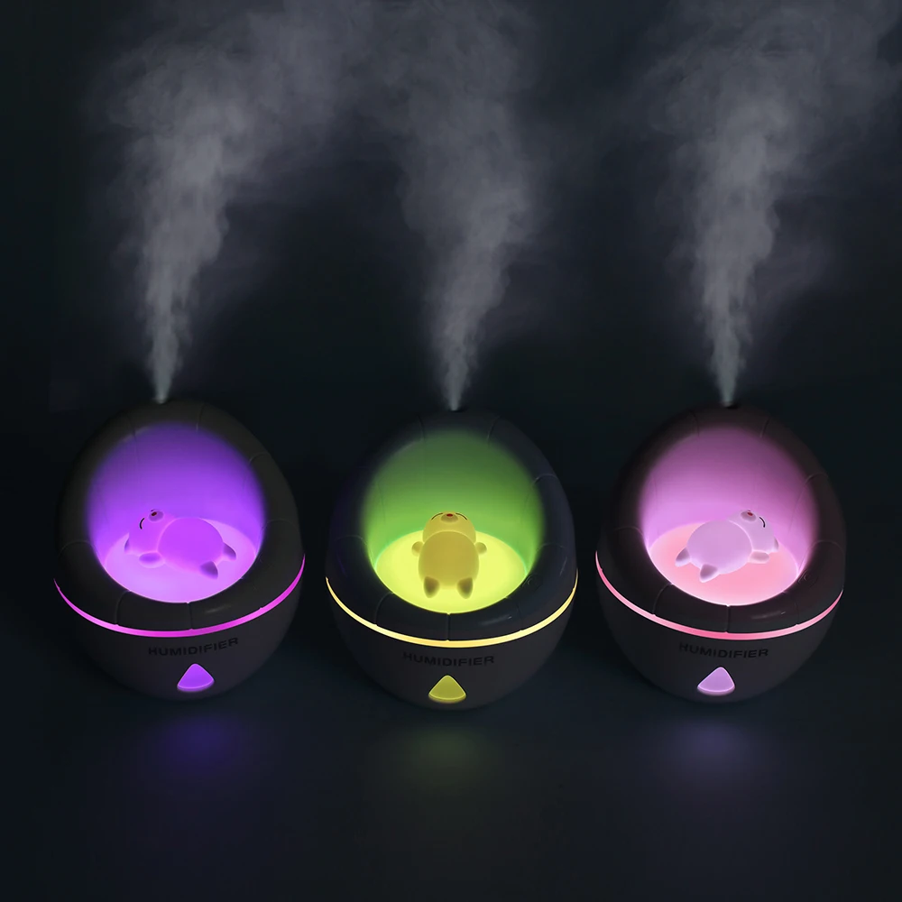 Cute Creative Sofa Humidifier Home Office Essential Oil Aroma Mist Diffuser Portable Mini USB Air Purifier With Night Light