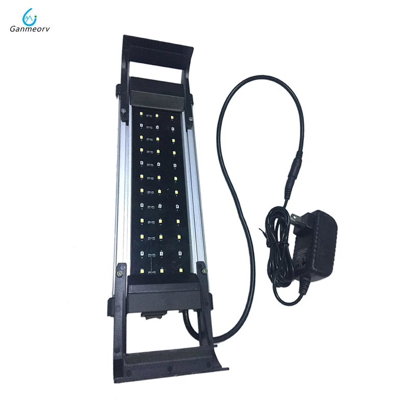 20-40cmblue and white Led aquarium plant growth lighting energy saving grass cylinder filling light bracket light fresh water