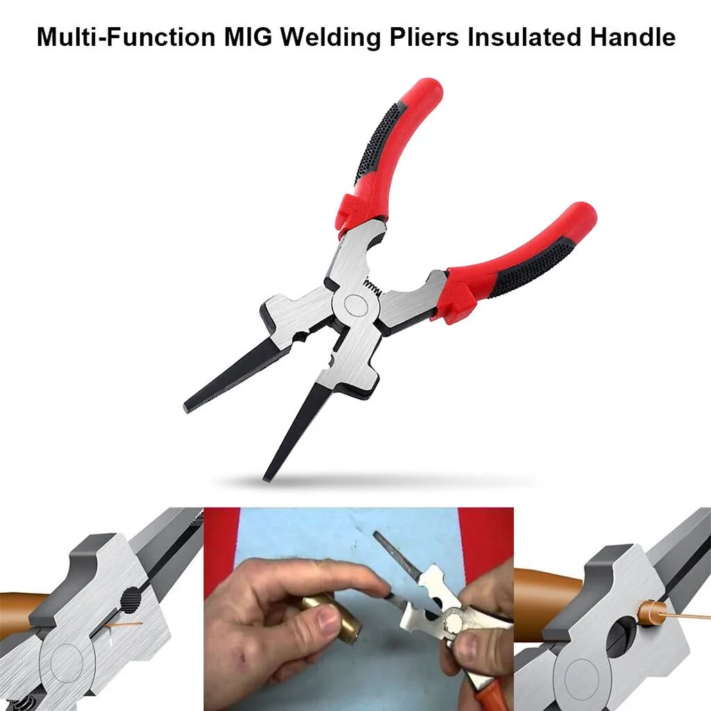 Hand-Tool Welding-Pliers Multi-Purpose Pincers-Insulated-Handle MIG Durable-Accessories Quality Carbon Steel Insulated @D | Инструменты