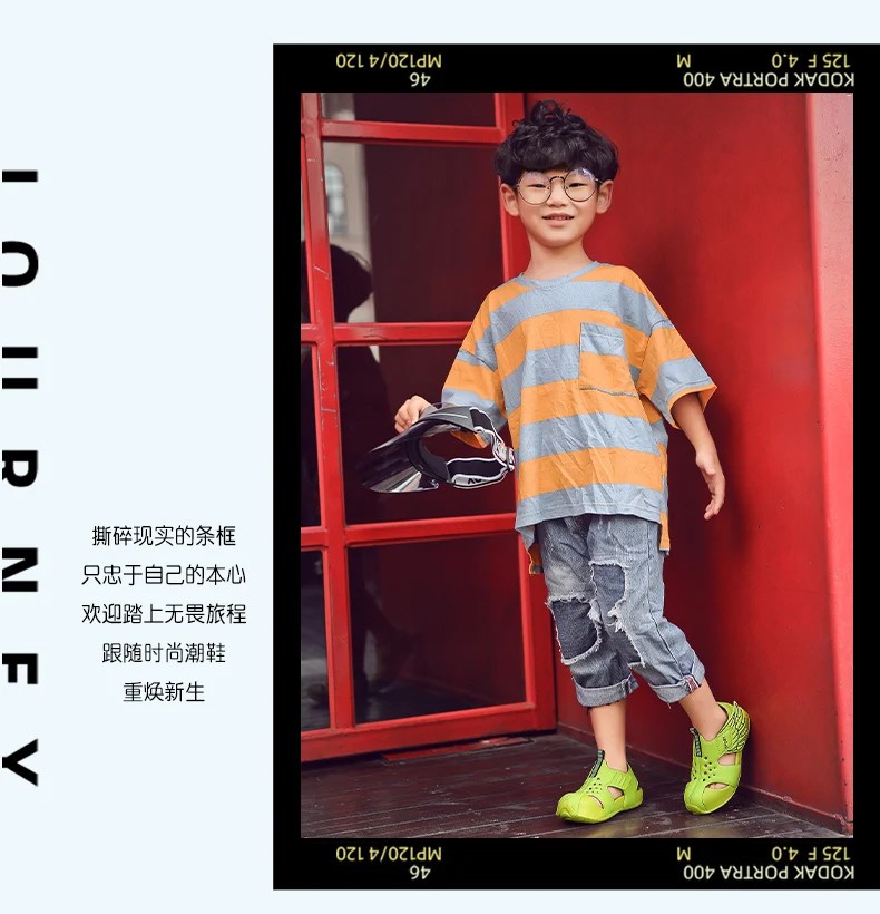 TuYao Girls Brand Designer Sandal Toddler Water Little Boy Shoes Summer Beach Lightweight Soft Non-slip Infant Wing Shoes