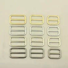 

5pcs 25/32/38mm Bags Strap Buckles Metal Slider Tri Glide Adjust Belt Buckle for Webbing Shoes Clothes Leather Part Accessories