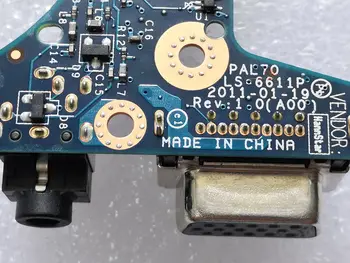

LSC New Original For Dell Latitude E6320 Laptop PAL70 LS-6611P P4K62 Board Audio VGA Port Daughter Circuit Board CN-0P4K62