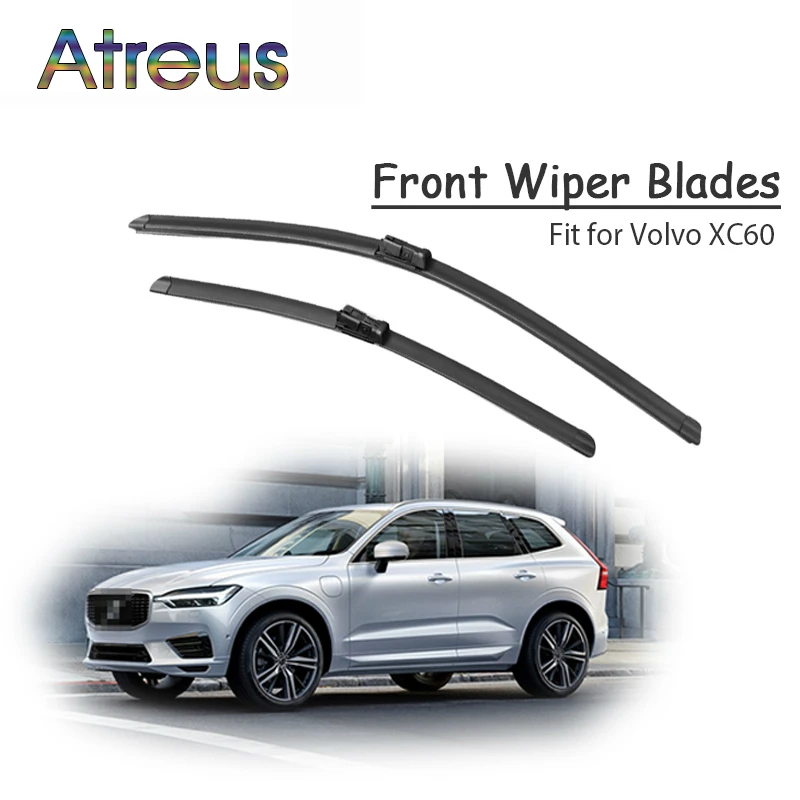 Atreus 2pcs High Quality Long Life Rubber Front Wiper Blades For Volvo