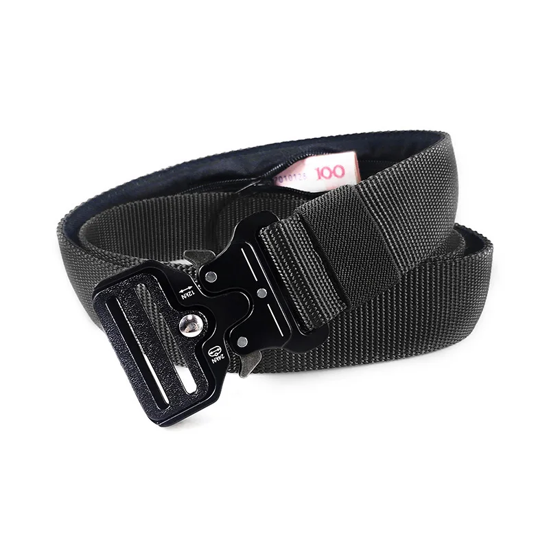 Ceinture Tactique Unisexe En Nylon - Ajustable 80-130 Cm, Plusieurs Couleurs - 3