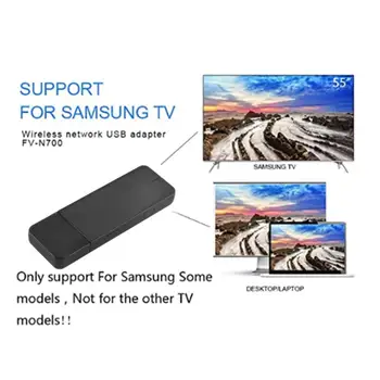 Mini WLAN Lan USB Adapter For Smart TV Samsung WIS12ABGNX WIS09ABGN 5G 300Mbps Wifi Adapter For Laptop PC Wifi Audio Receiver 1