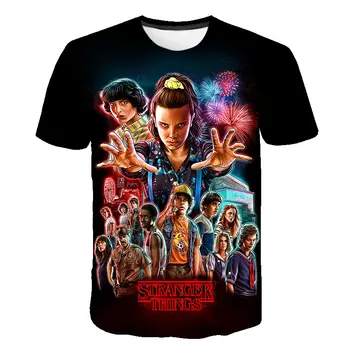 

Baby boy t-shirt Summer 3D Stranger Things boys clothes Brand child Funny T-shirt Harajuku casual kids clothes Streetwear Tops