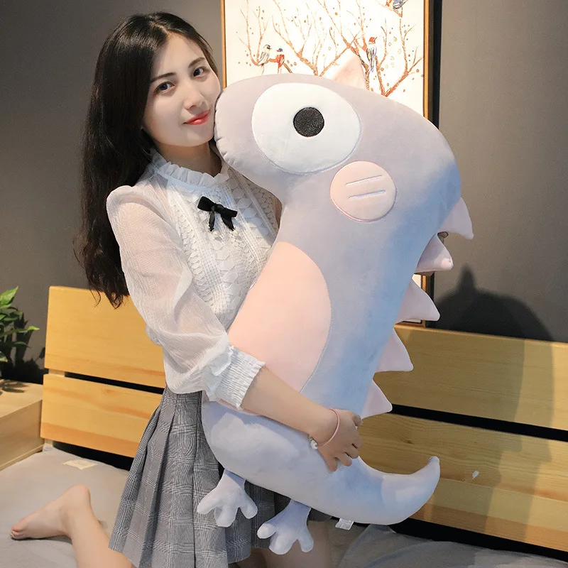 

INS Northern European-Style Cartoon down Cotton Dinosaur Crocodile Pillow Cushion Plush Toys Pajama Pacify Doll