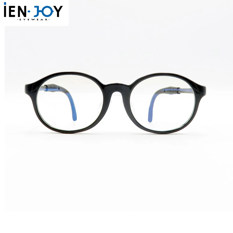 IENJOY, очки для студентов, круглые очки, съемные очки для детей TR90, силиконовые защитные очки для мальчиков и девочек